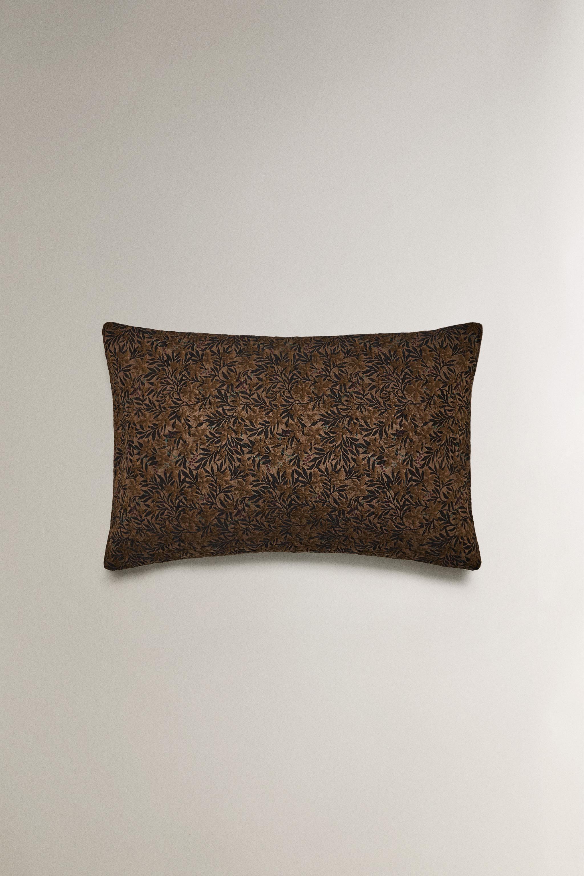 HOUSSE DE COUSSIN FLEURS